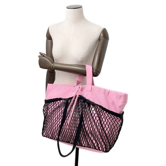 BALENCIAGA Tote Bag Size Medium Canvas Pink/Black 791809 - Picture 3 of 14